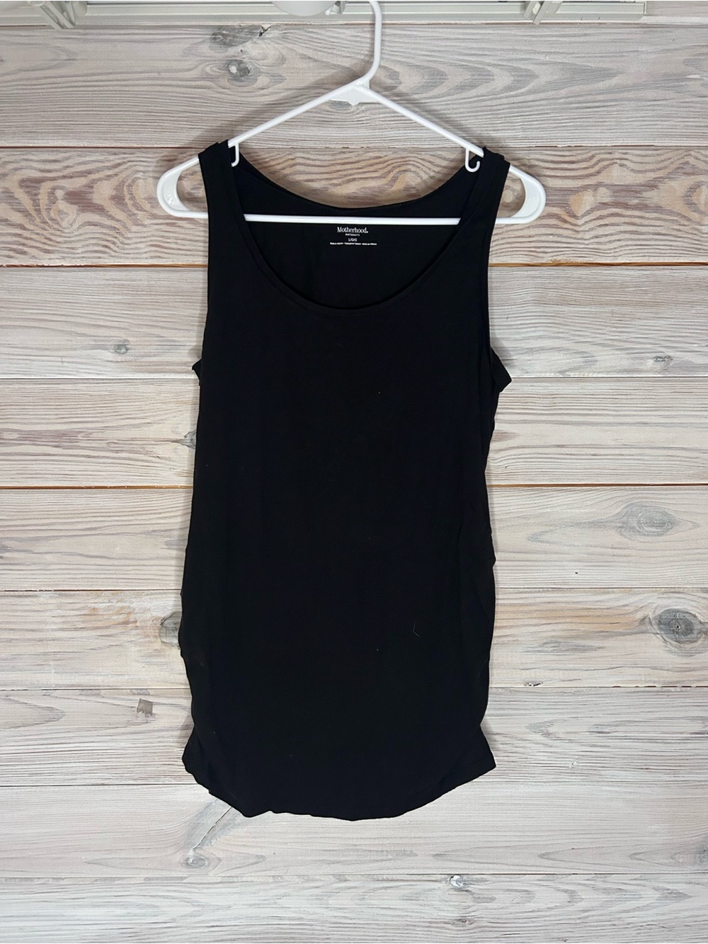 Motherhood Maternity Cinch Waist Tank Size L